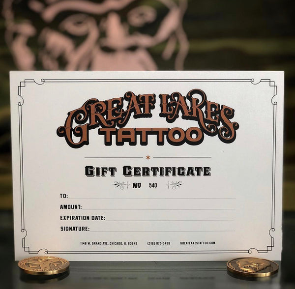 Steve Stone Tattoos Gift Certificate – PrintiBee