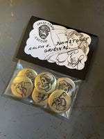 JOHNSTONE GOLD BUTTON PACKS + 3 limited edition stickers